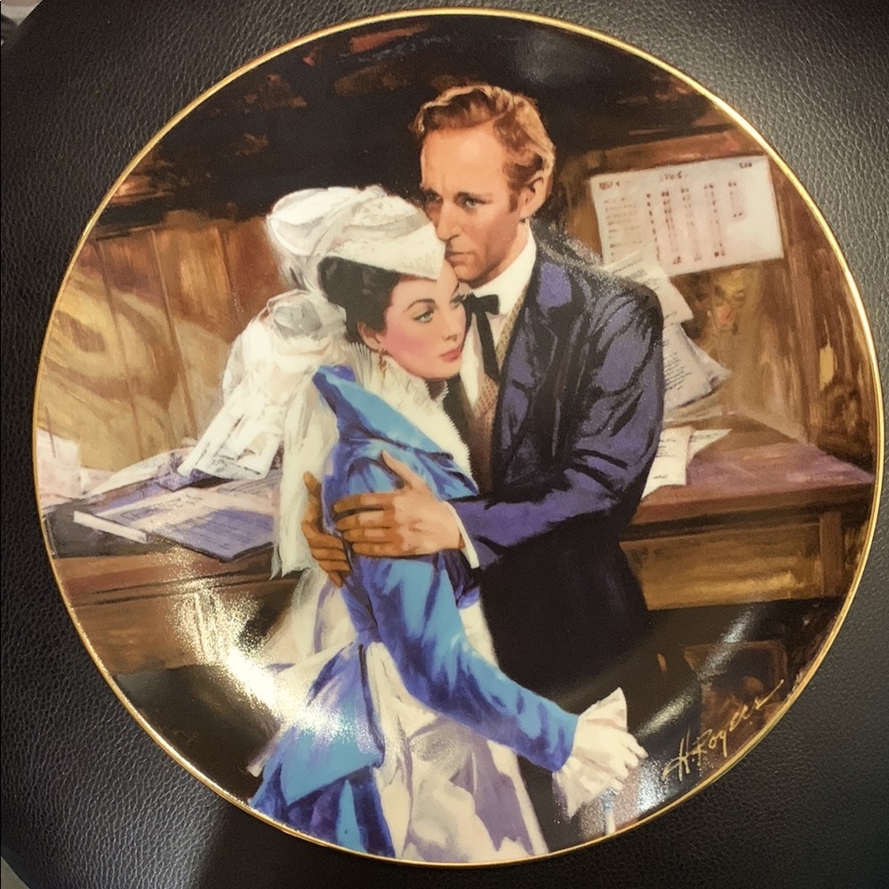 Vintage 1989 “Gone With the Wind “Golden Anniversary series collection plate